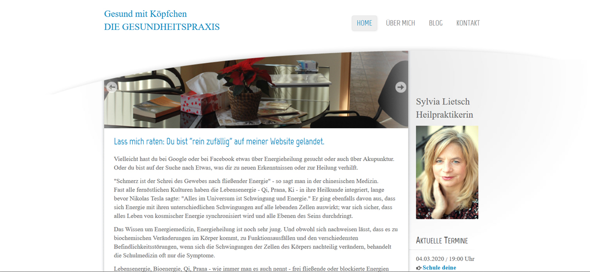 Webprojekt Sylvia Lietsch